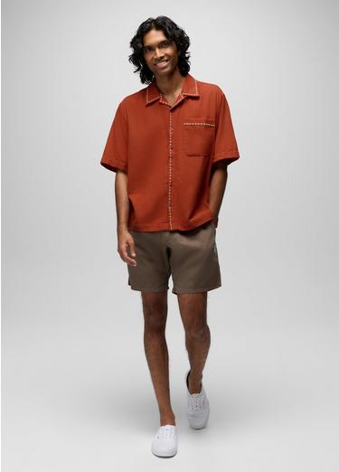 Del Norte Short Sleeve Shirt, Color: Red Ochre, image 12