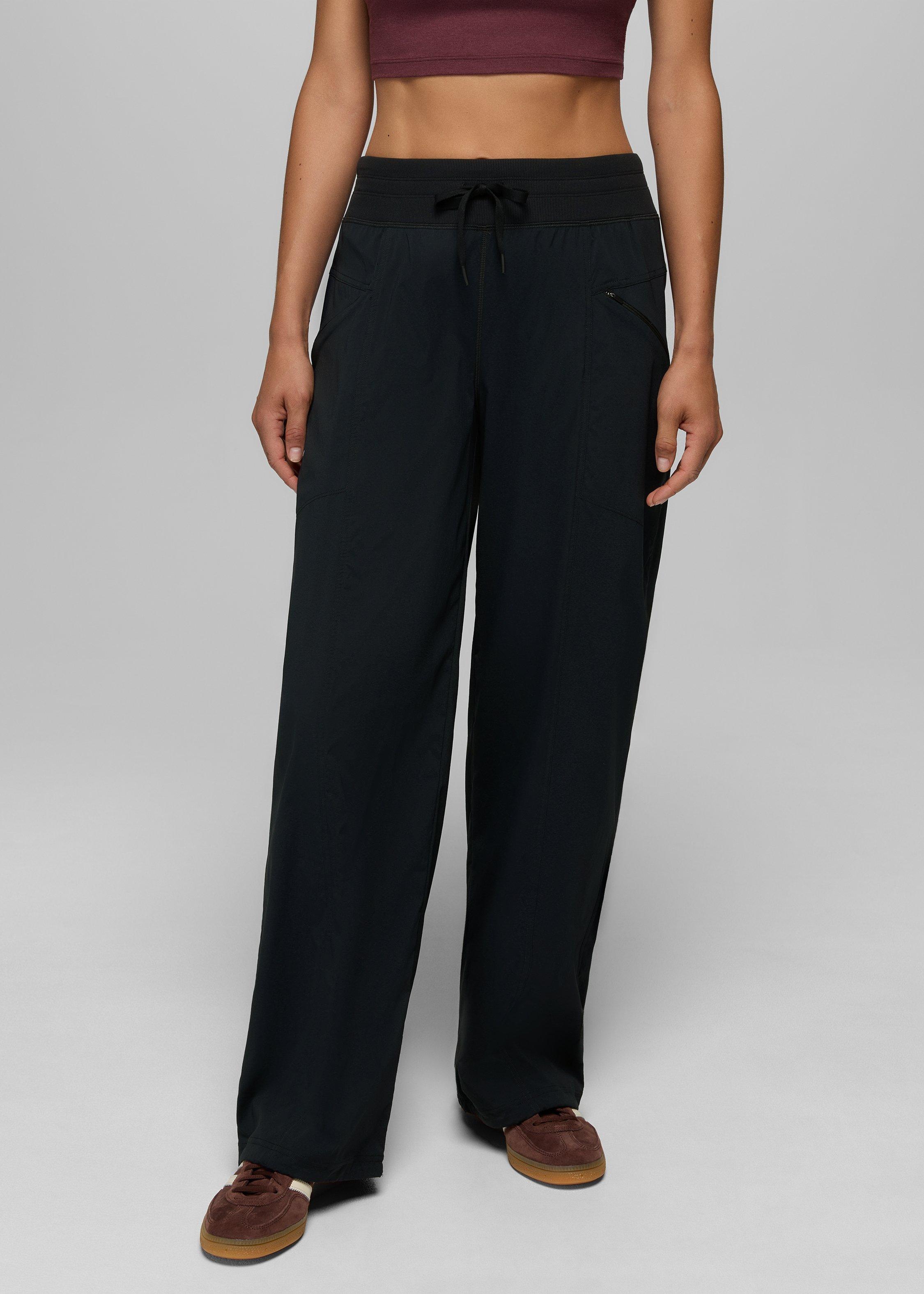 Womens prAna Koen Wide Leg Pant - Black