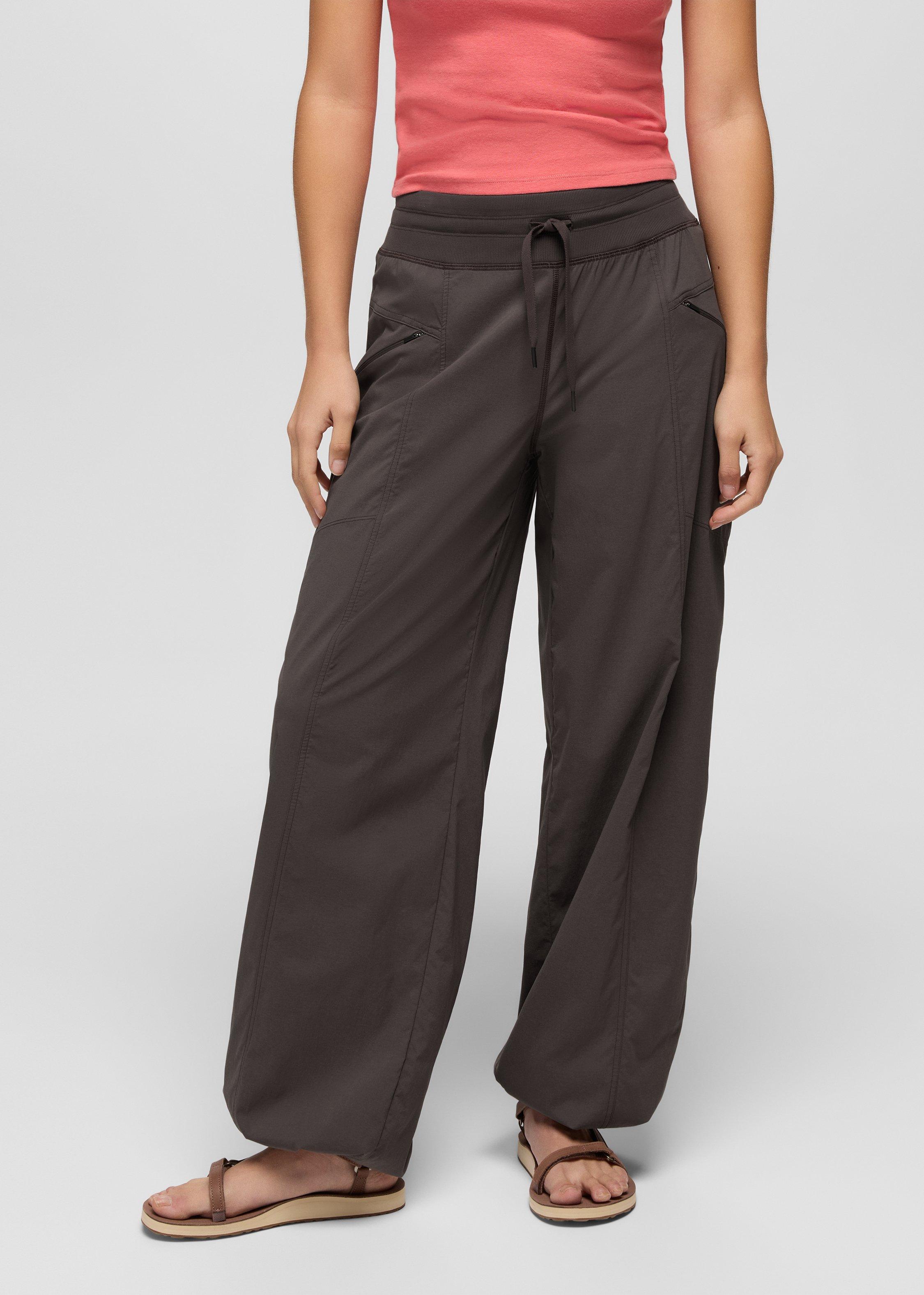 Women's prAna Koen Mid Rise Wide Leg Pant - Basalt