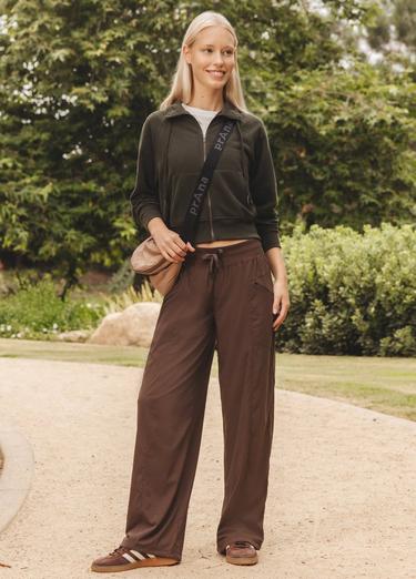 Koen Wide Leg Pant, Color: Dark Roast, image 3