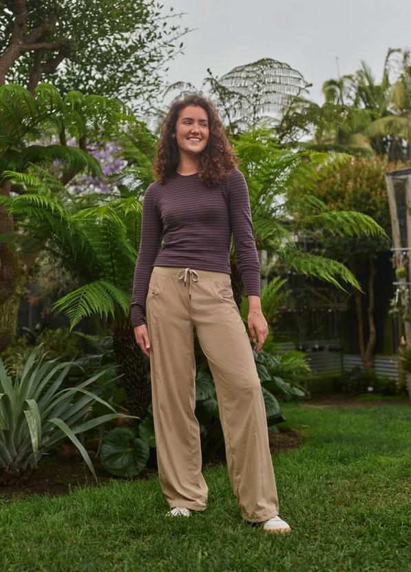 Koen Mid Rise Wide Leg Pant, Color: Sandbar, image 8