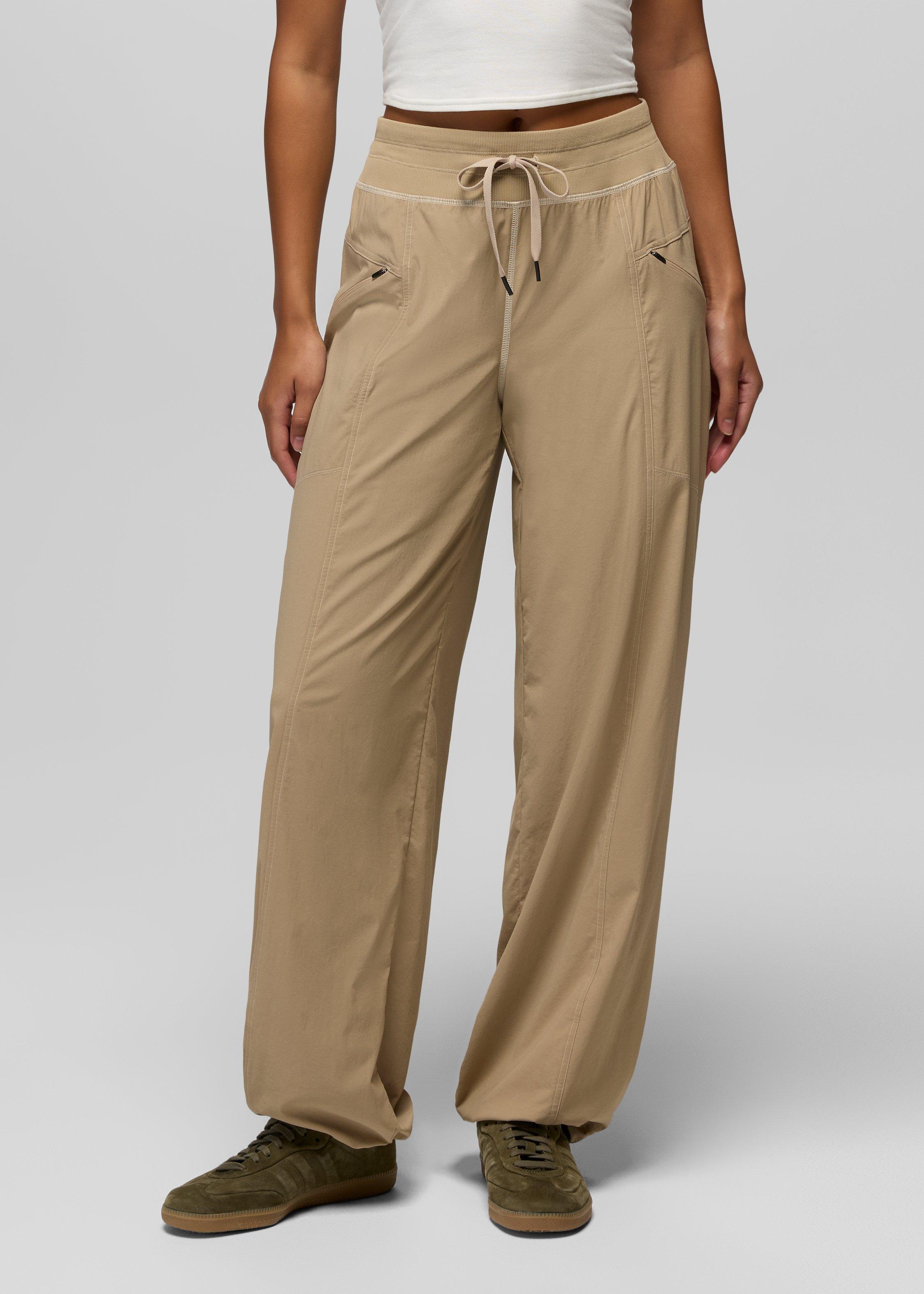 Womens prAna Koen Wide Leg Pant - Sandbar