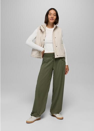 Koen Mid Rise Wide Leg Pant, Color: Cargo Green, image 5