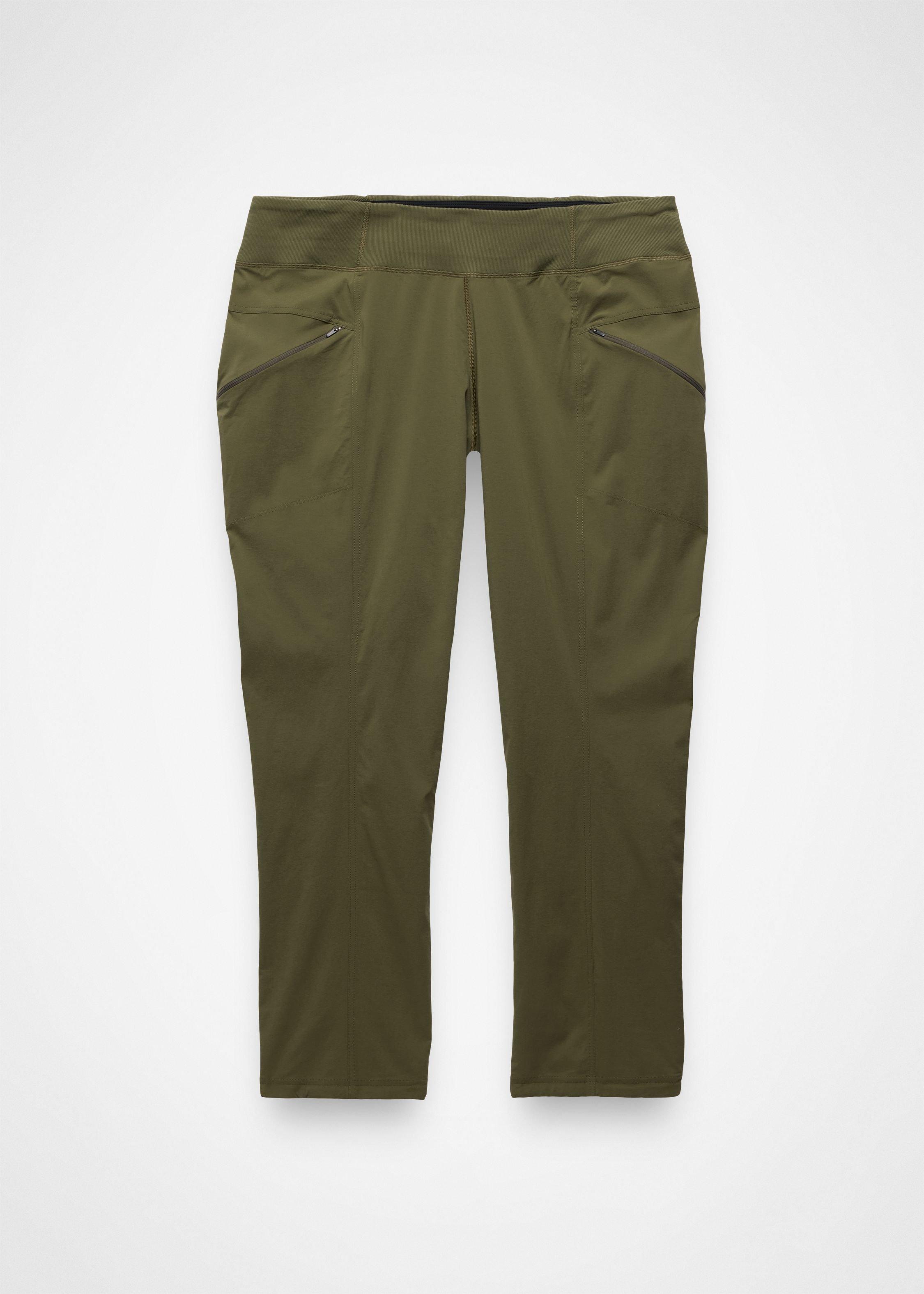 Womens prAna Koen Daily Pant Plus - Cargo Green