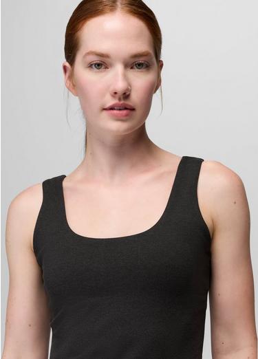 Heavana Essential Tank, Color: Black Heather, image 7