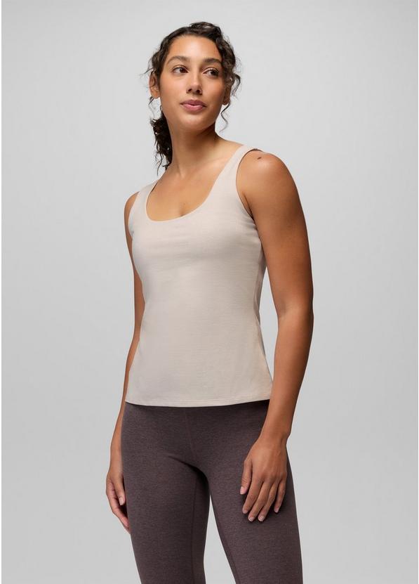 Heavana Essential Tank, Color: Almond Heather, image 1