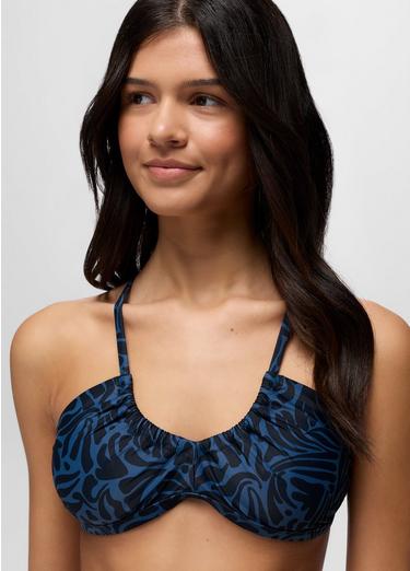 Reef Break Adjustable Swim Top, Color: Black Seaweed, image 20