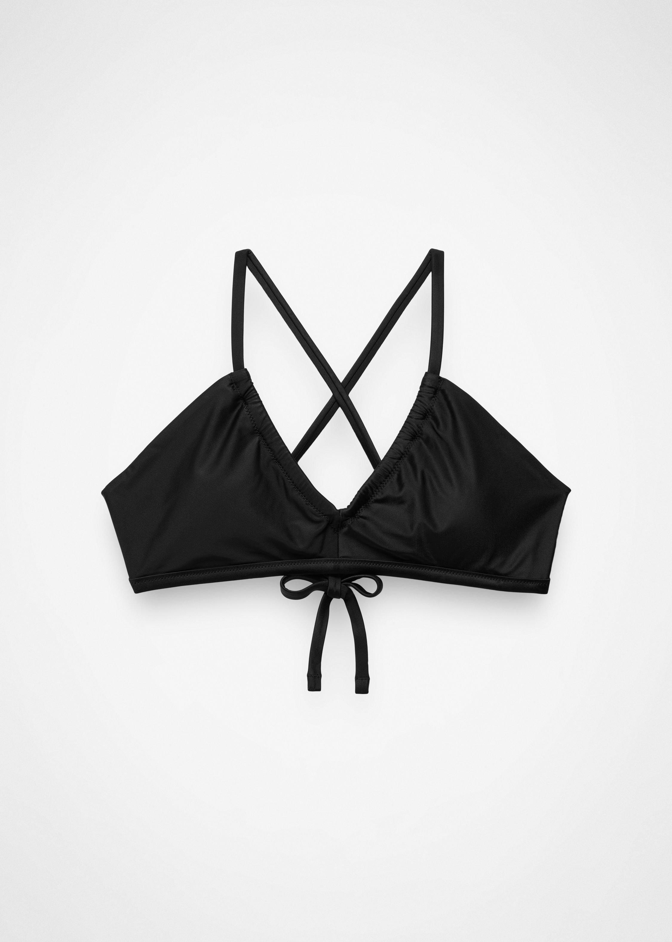 Womens prAna Reef Break Adjustable Swim Top - Black
