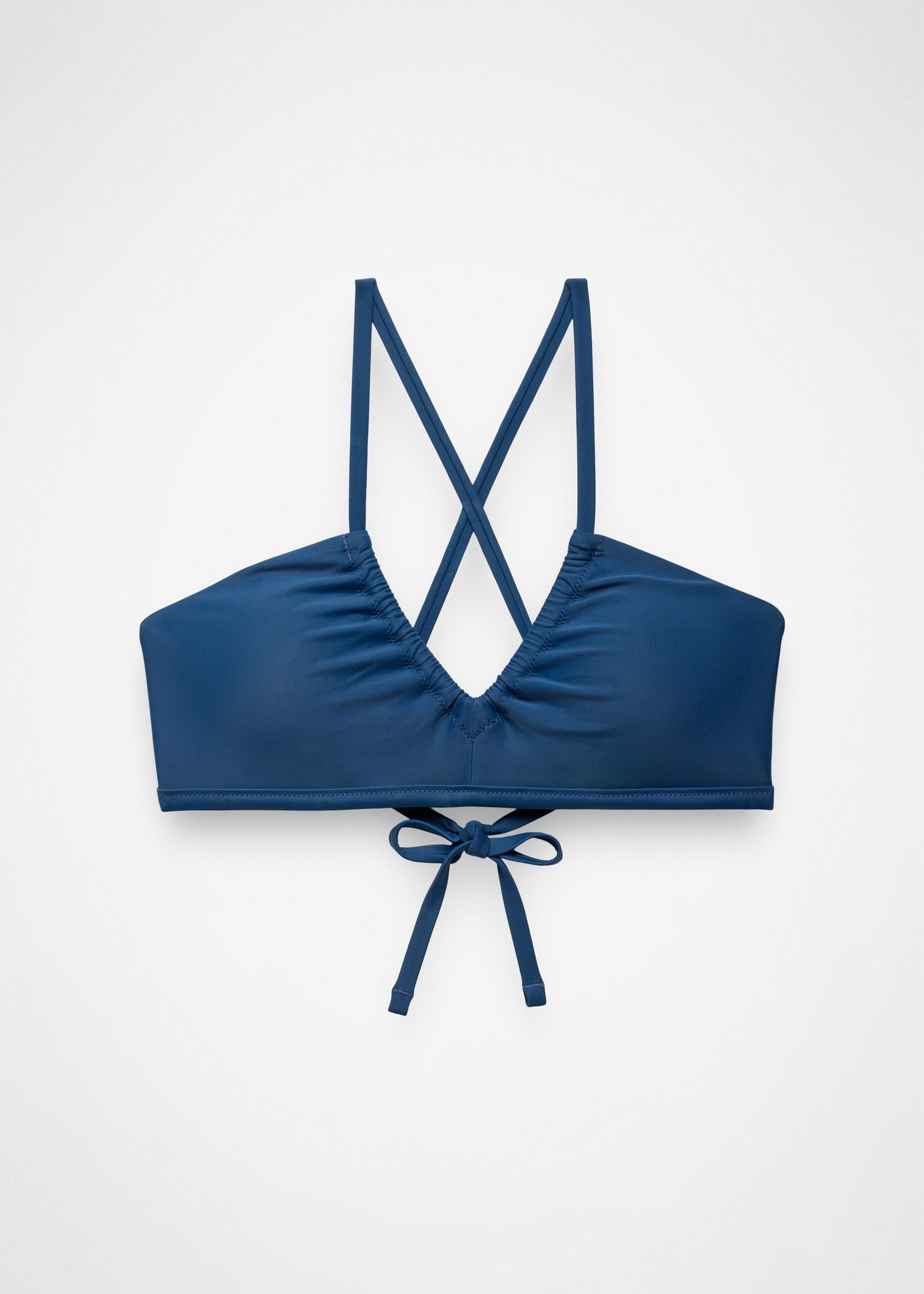 Womens prAna Reef Break Adjustable Swim Top - Bluff Blue