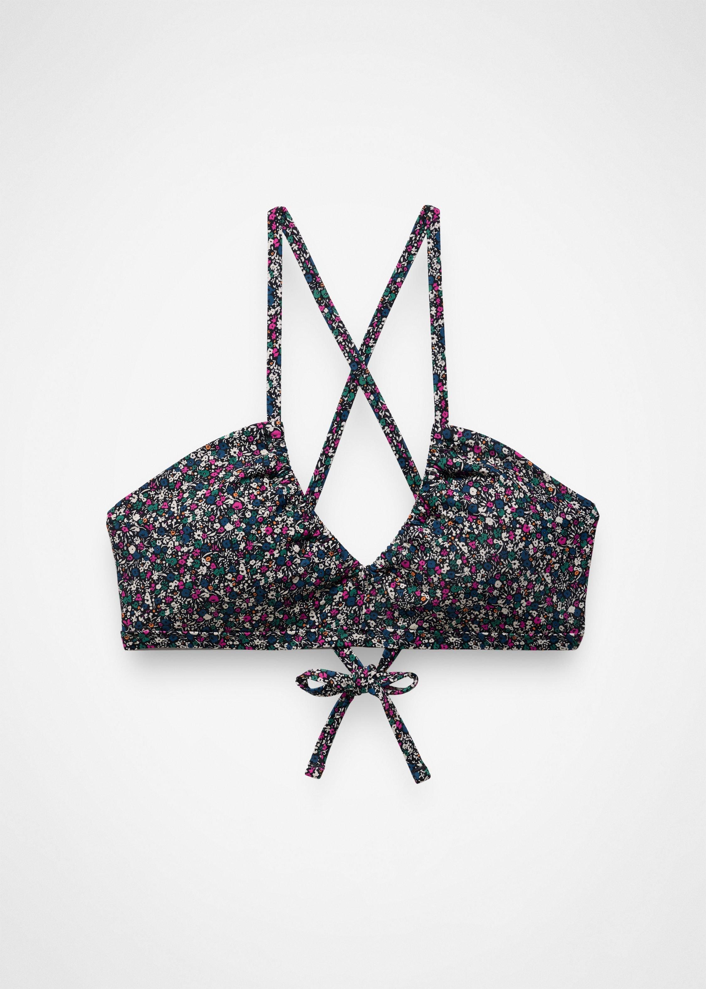 Womens prAna Reef Break Adjustable Swim Top - Multi-Blossom