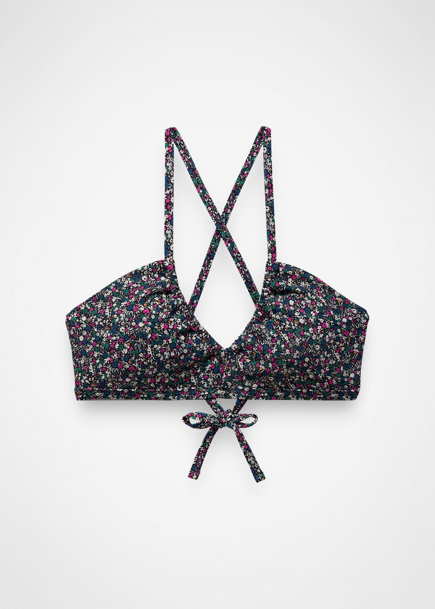 Womens prAna Reef Break Adjustable Swim Top - Multi-Blossom