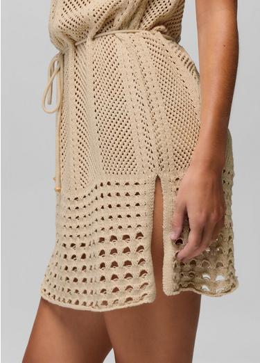 Crochet Mini Dress, Color: Natural, image 8