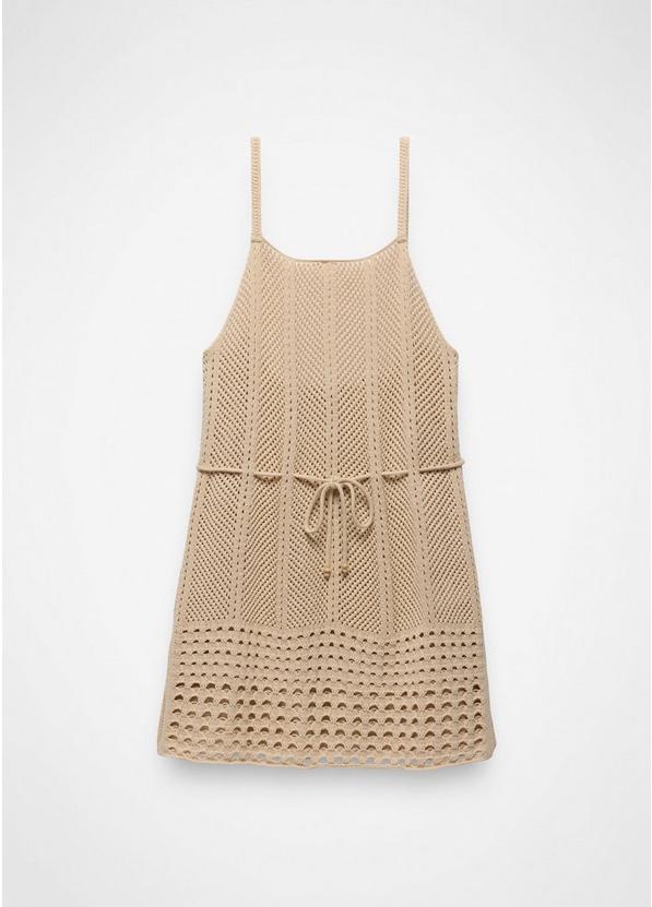 Crochet Mini Dress, Color: Natural, image 6