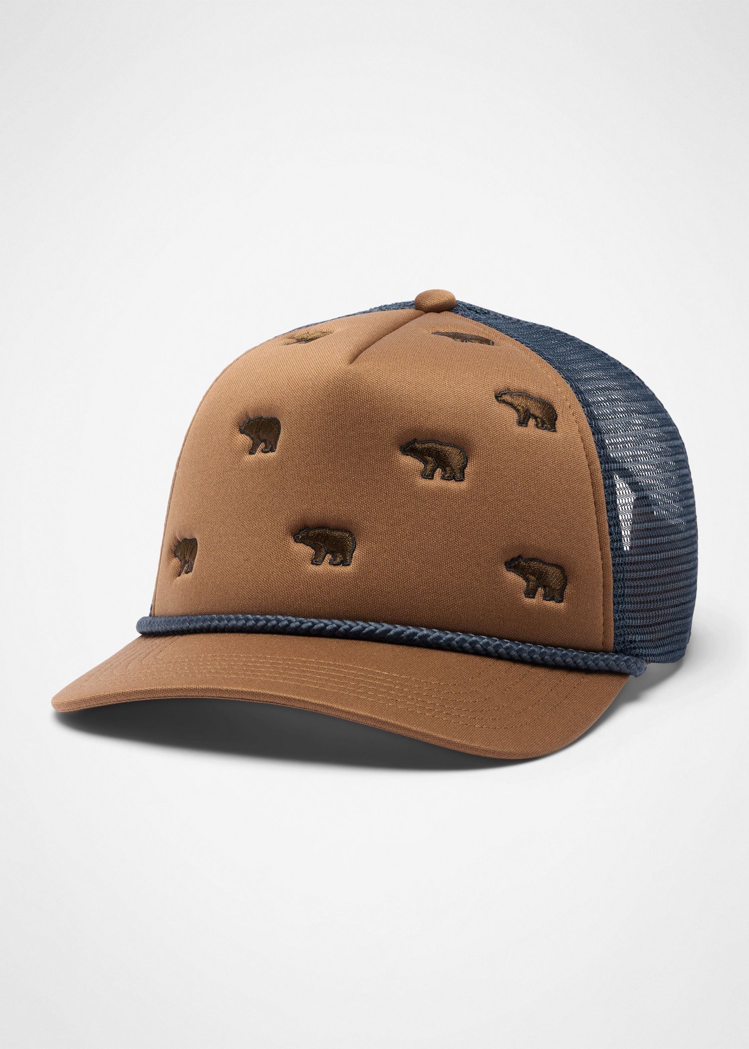 Gender Neutral prAna Doohickey Foam Trucker - Sepia Bears