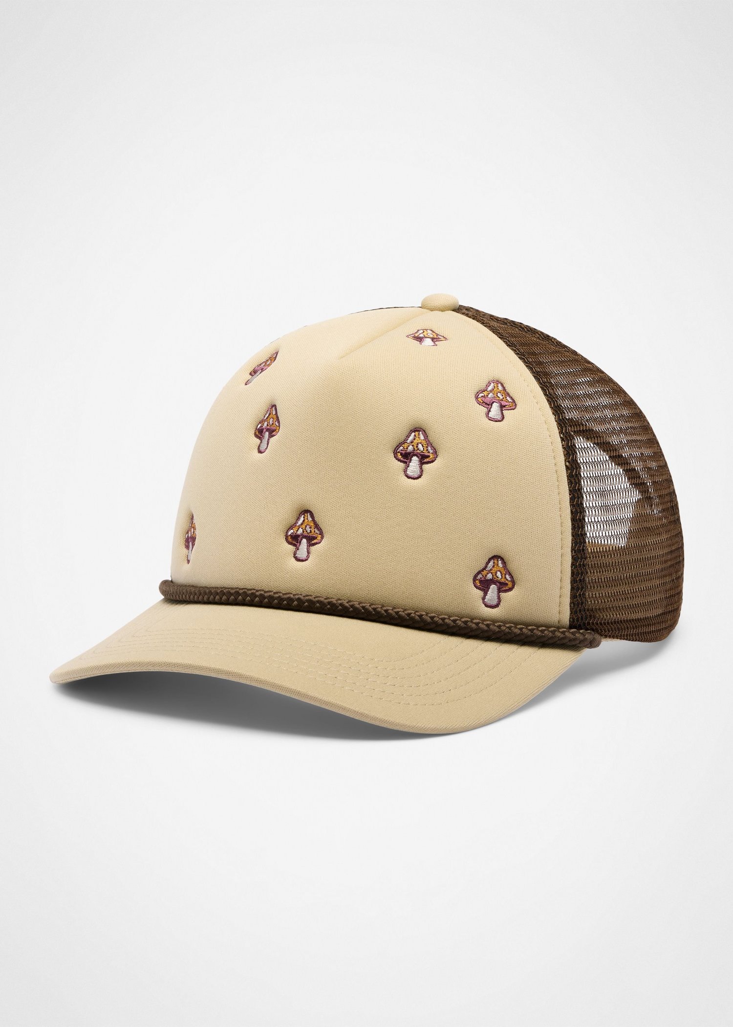 Gender Neutral prAna Doohickey Foam Trucker - Sandbar Mushrooms