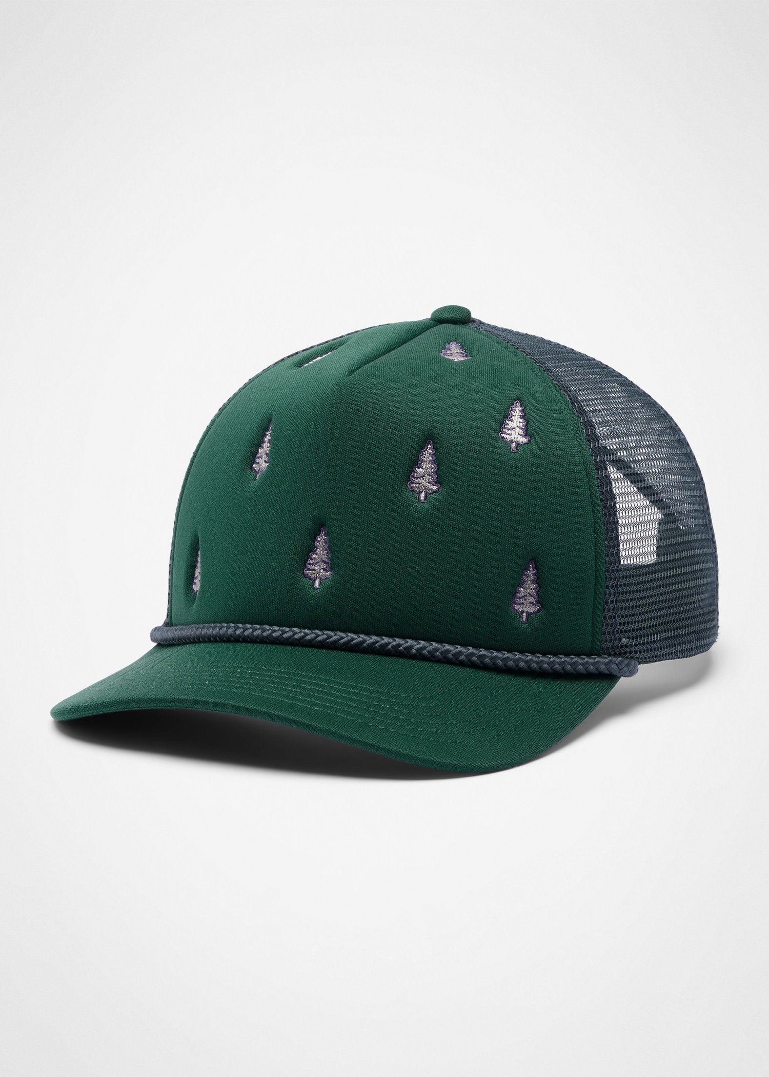 Gender Neutral prAna Doohickey Foam Trucker - Root Green Pines