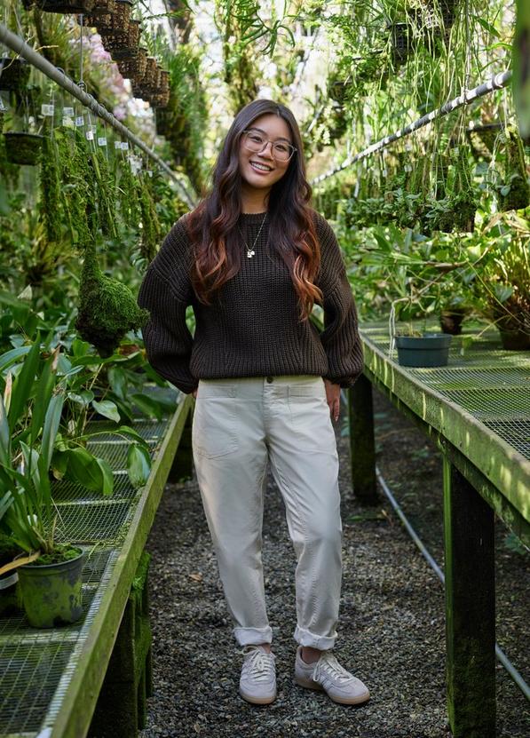 Suton Mid Rise Pant, Color: Beach Pebble, image 7