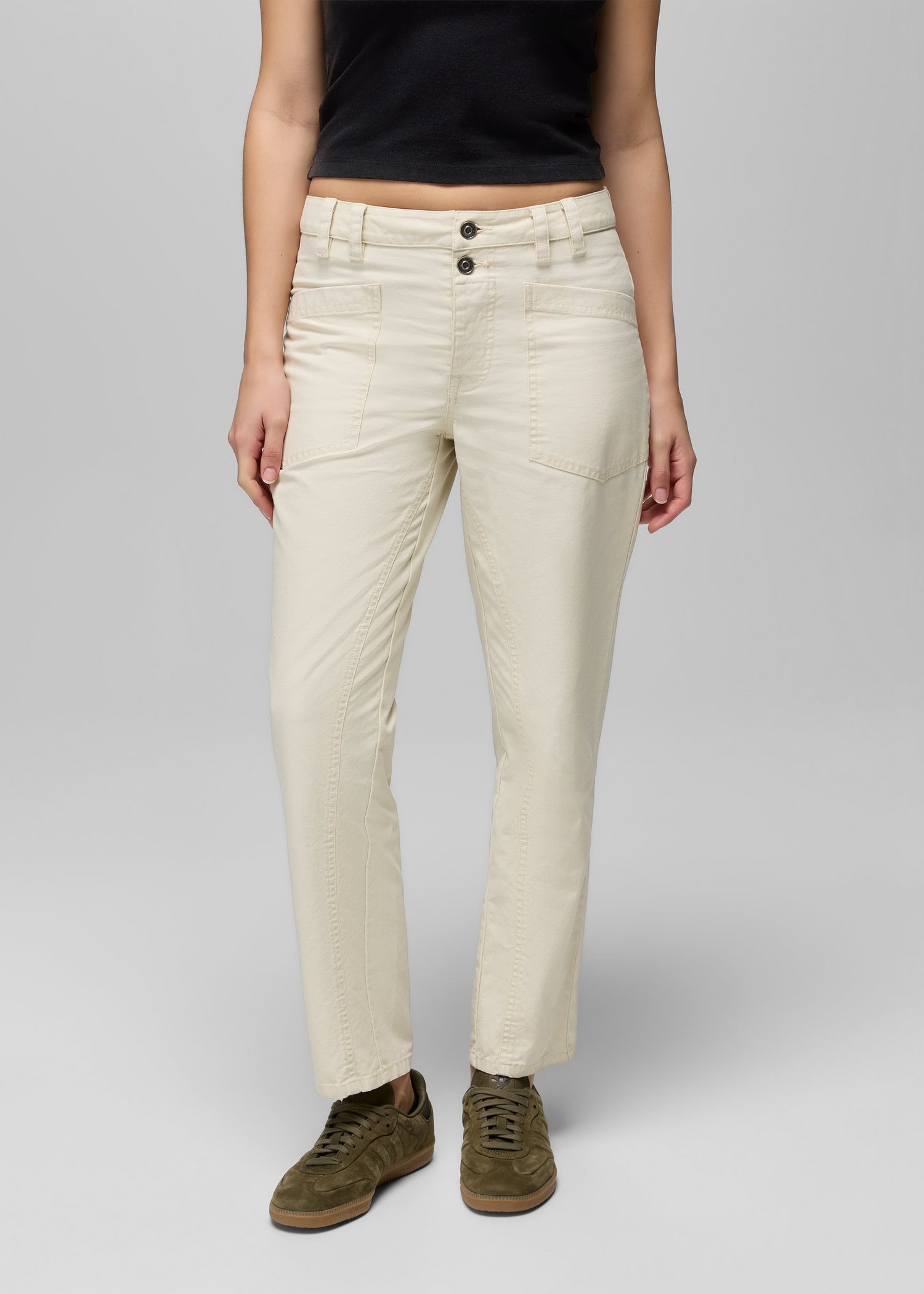 Womens prAna Suton Straight Pant - Beach Pebble