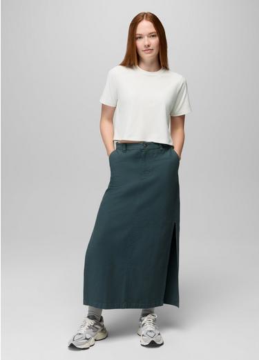 Rock Ridge Maxi Skirt, Color: Grey Blue, image 1