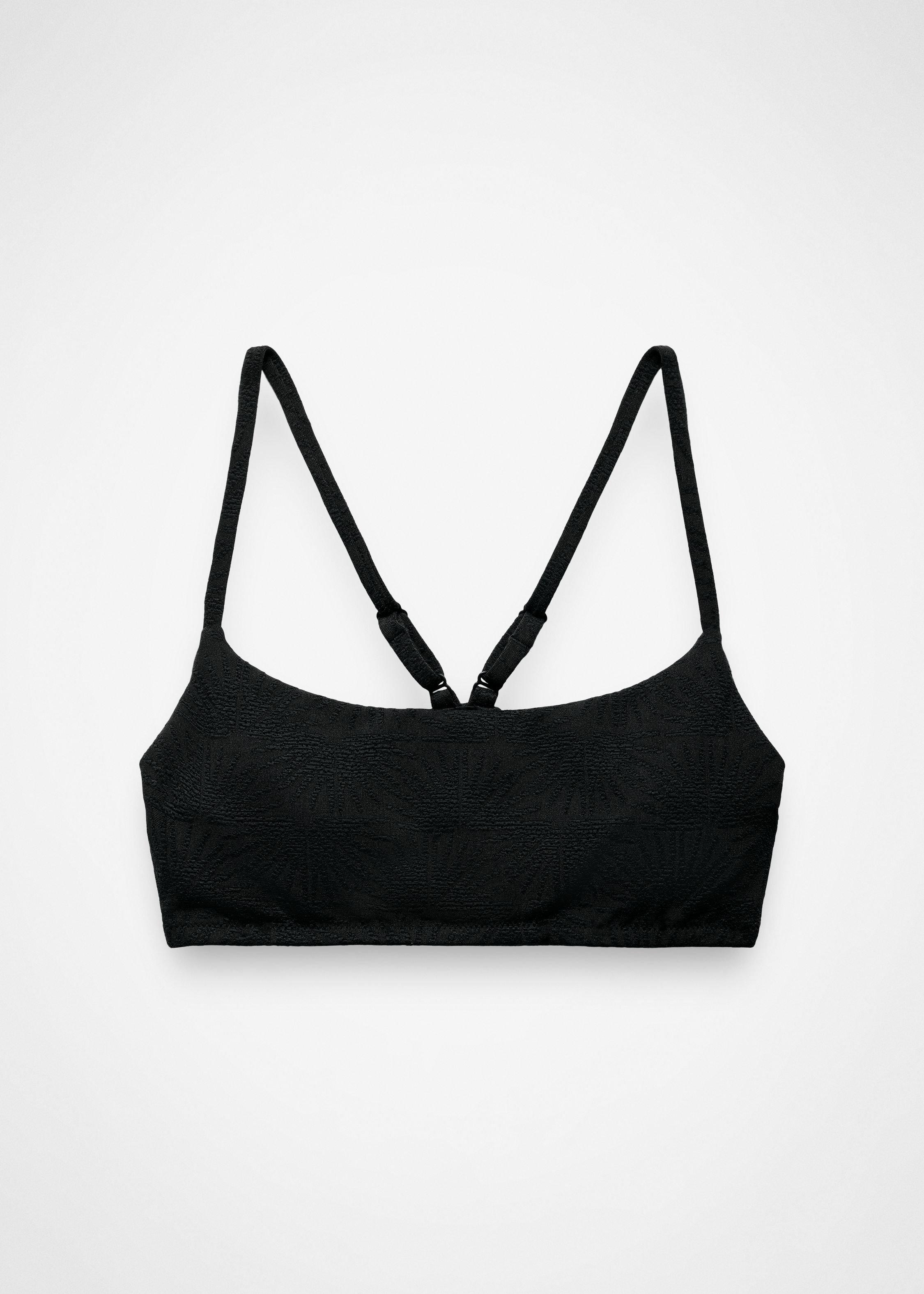 Womens prAna Lahari Sunburst Swim Top - Black