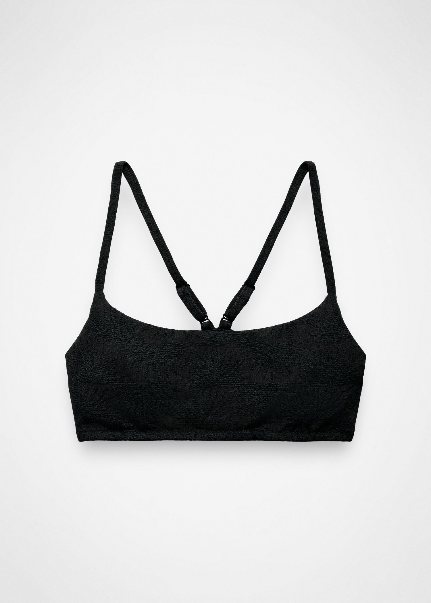Womens prAna Lahari Sunburst Swim Top - Black