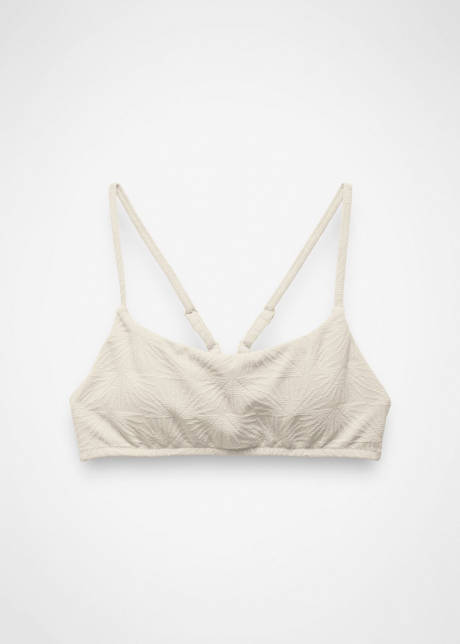 Womens prAna Lahari Sunburst Swim Top - Beach Pebble