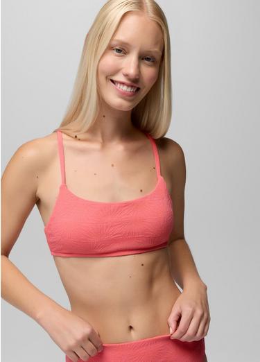Lahari Sunburst Swim Top, Color: Guava Pop, image 12