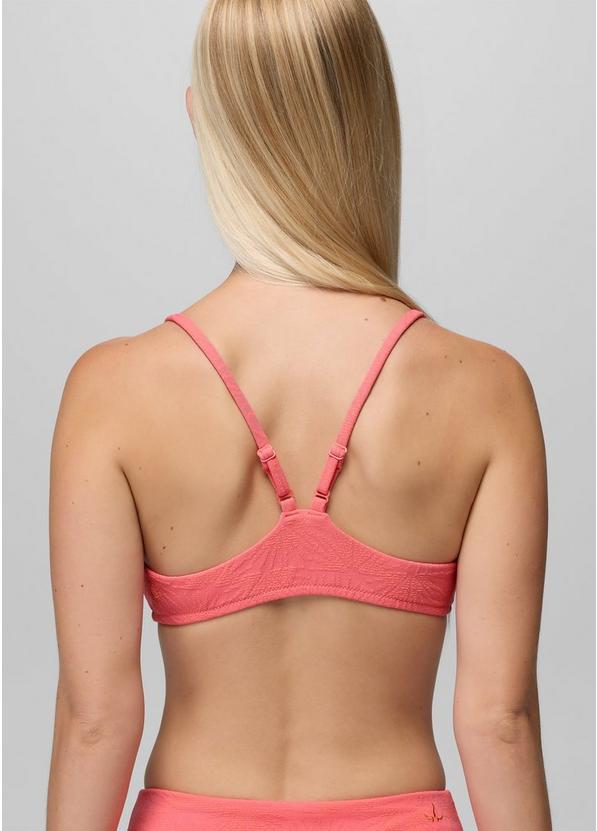 Lahari Sunburst Swim Top, Color: Guava Pop, image 5