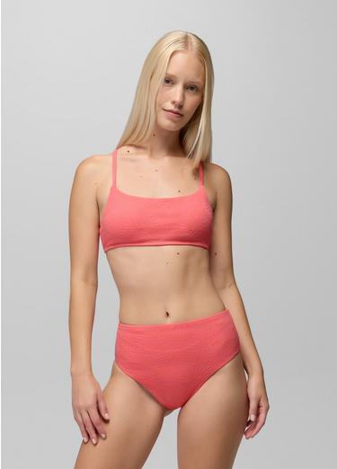 Lahari Sunburst Swim Top, Color: Guava Pop, image 10