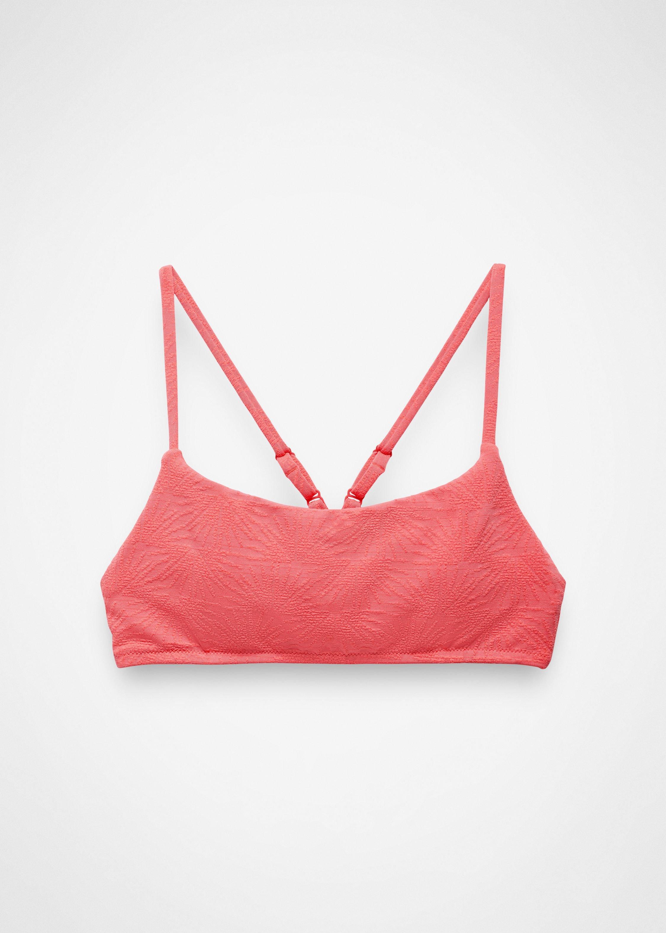 Womens prAna Lahari Sunburst Swim Top - Guava Pop