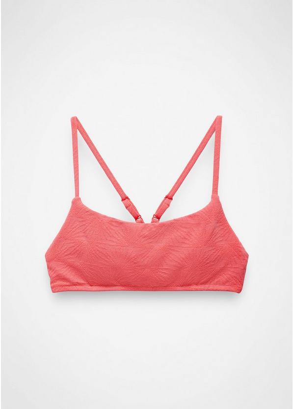 Lahari Sunburst Swim Top, Color: Guava Pop, image 1
