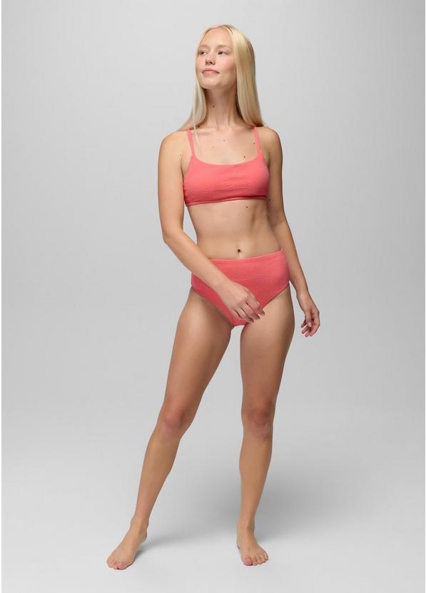 Lahari Sunburst Swim Top, Color: Guava Pop, image 6