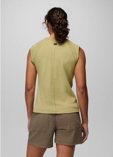 Touchstone Muscle Tank, Color: Jackfruit Heather, image 6