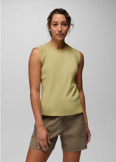Touchstone Muscle Tank, Color: Jackfruit Heather, image 5