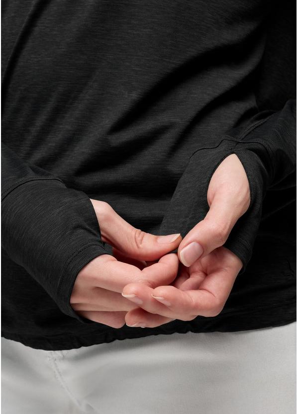 Eileen Cinch Long Sleeve Top, Color: Black, image 4