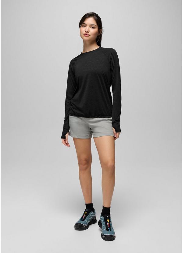 Eileen Cinch Long Sleeve Top, Color: Black, image 6
