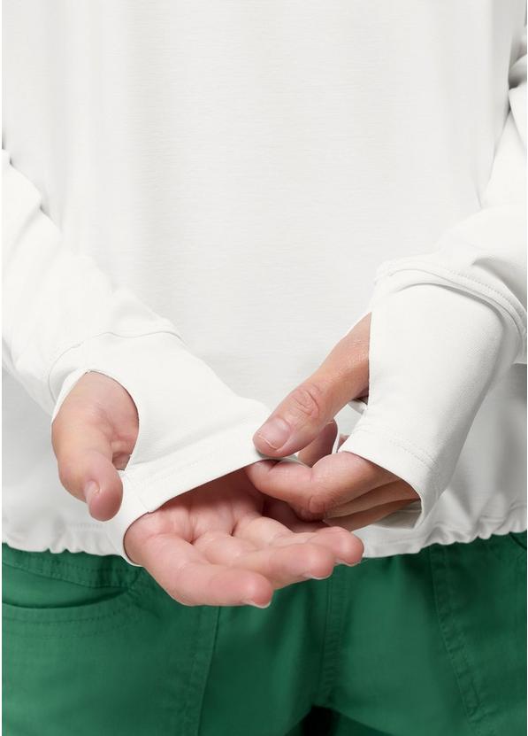 Eileen Cinch Long Sleeve Top, Color: Soft White, image 4