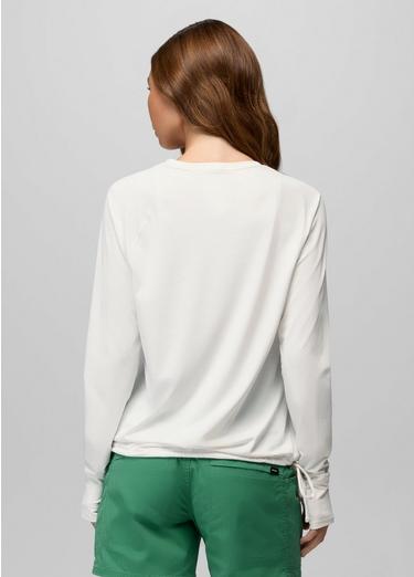 Eileen Cinch Long Sleeve Top, Color: Soft White, image 2
