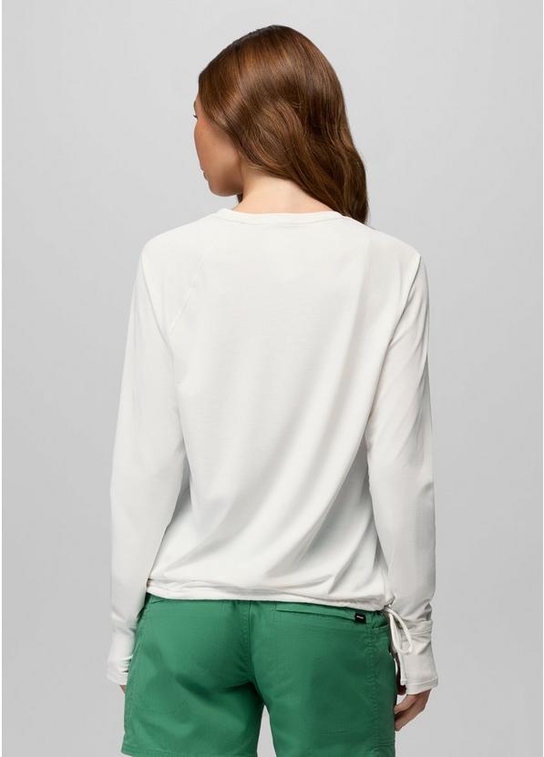 Eileen Cinch Long Sleeve Top, Color: Soft White, image 2