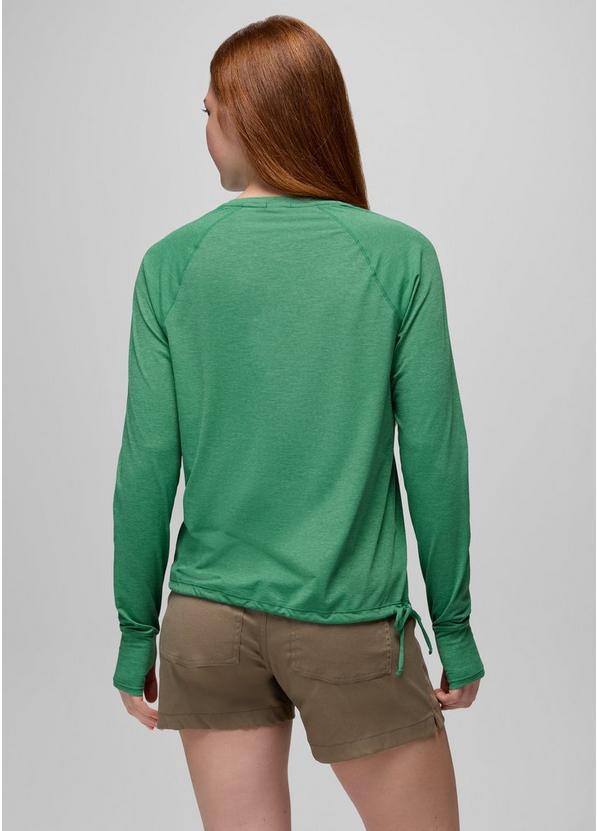 Eileen Cinch Long Sleeve Top, Color: Jade, image 2