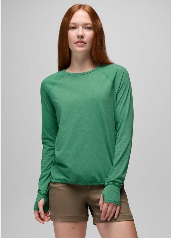 Eileen Cinch Long Sleeve Top, Color: Jade, image 1