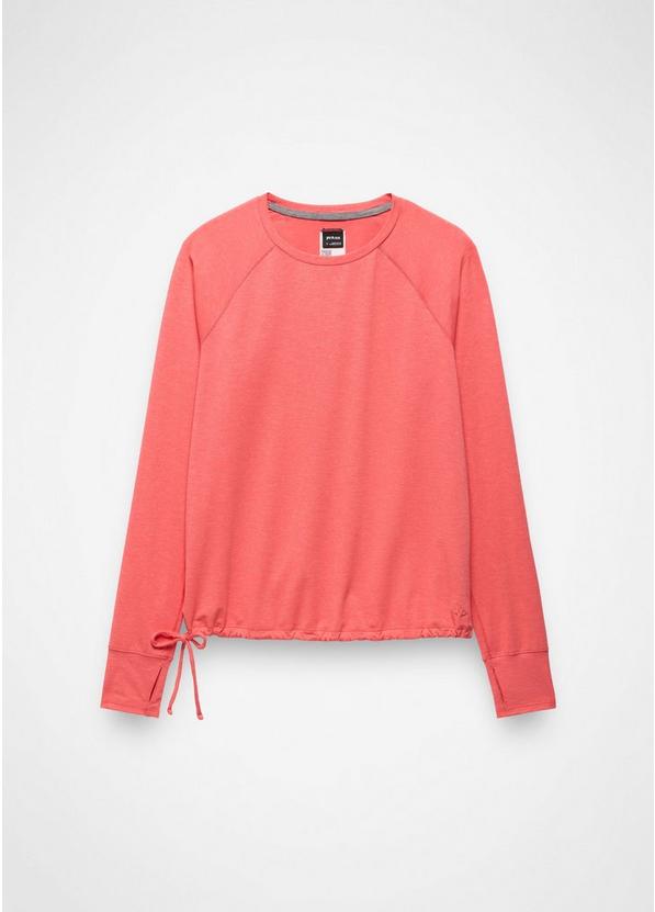 Eileen Cinch Long Sleeve Top, Color: Guava Pop, image 7