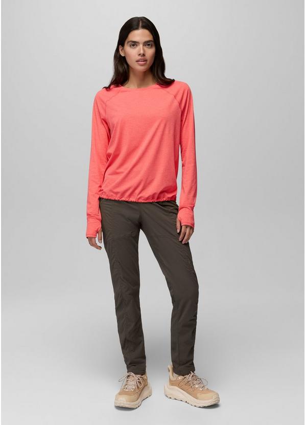 Eileen Cinch Long Sleeve Top, Color: Guava Pop, image 6