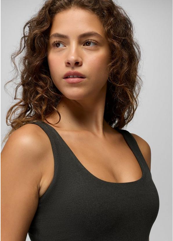 Heavana Essential Midi Dress, Color: Black Heather, image 3