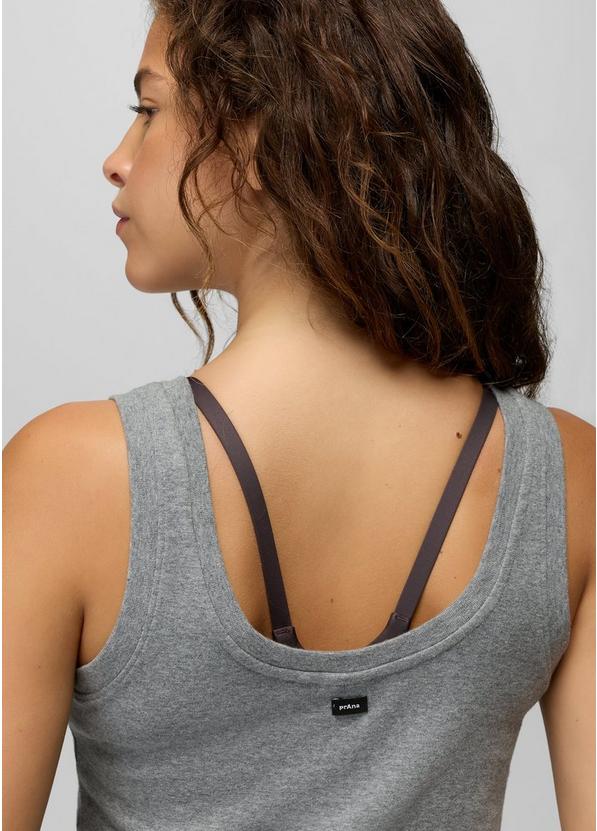 Lotus Tank Top, Color: Heather Grey, image 6