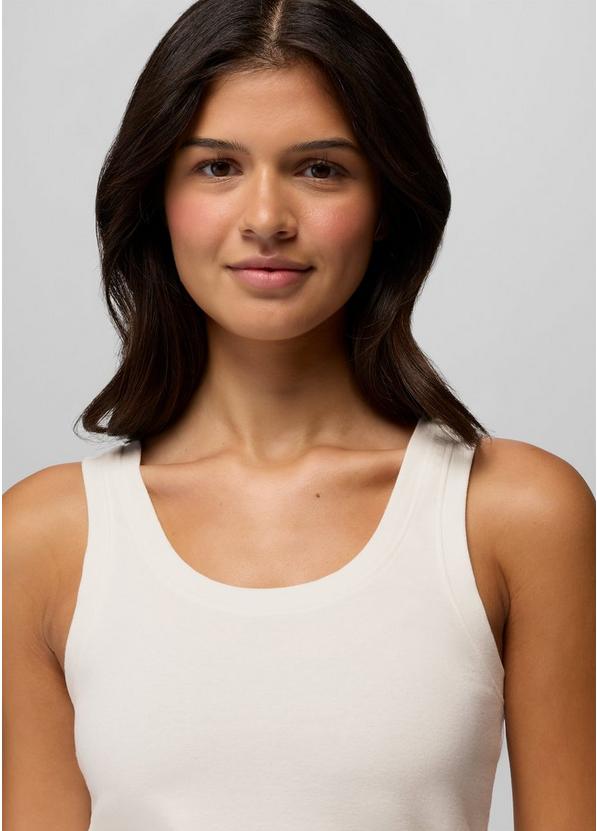 Lotus Tank Top, Color: Soft White, image 3
