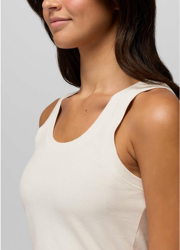 Lotus Tank Top, Color: Soft White, image 4