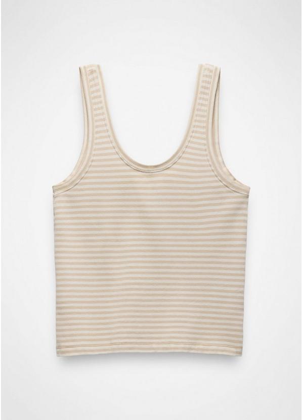 Lotus Tank Top, Color: Stone Stripe, image 6