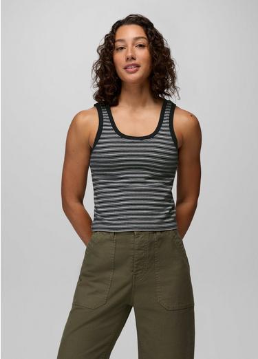 Lotus Tank Top, Color: Nautical Stripe, image 9