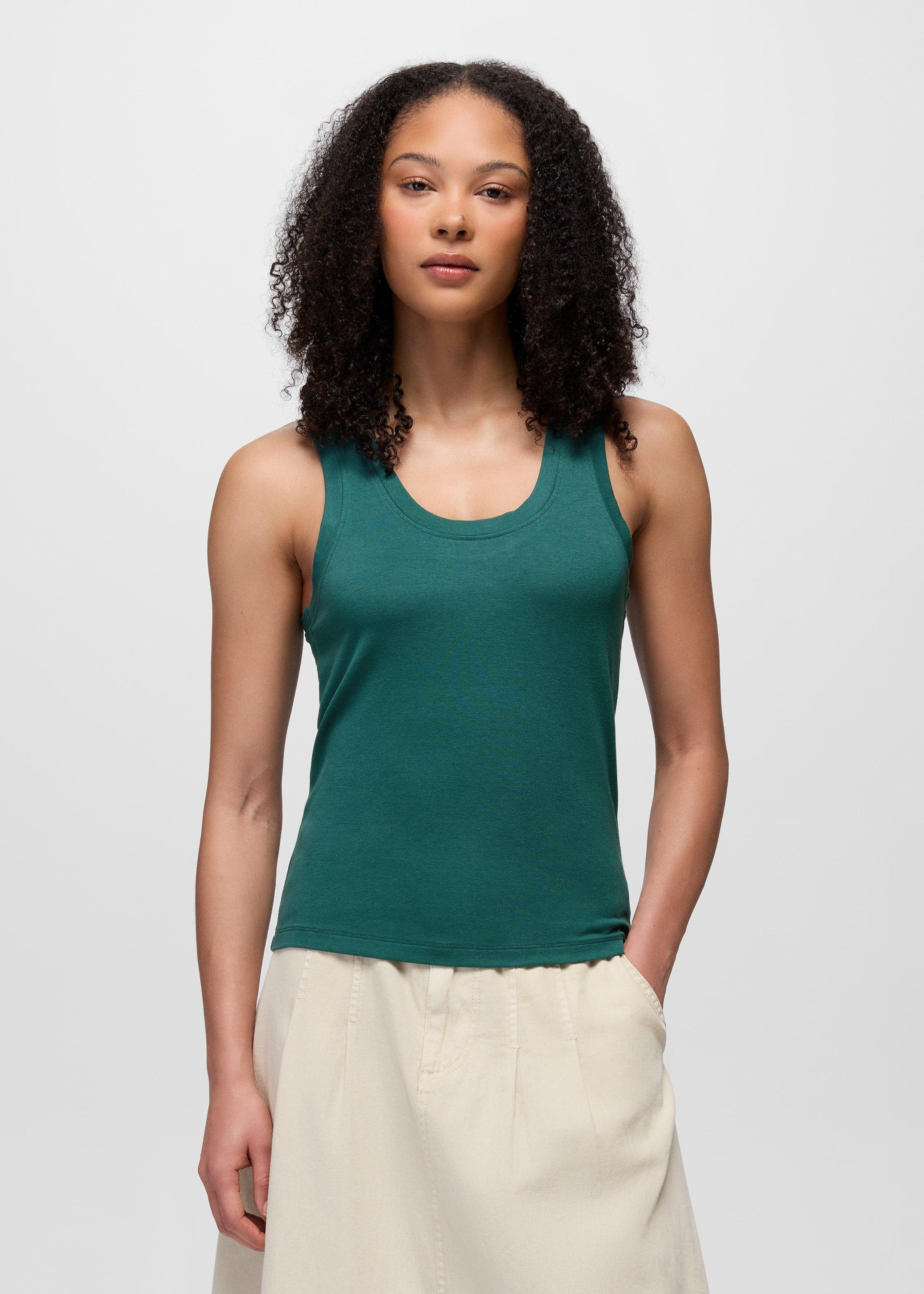 Womens prAna Lotus Tank Top - Coast